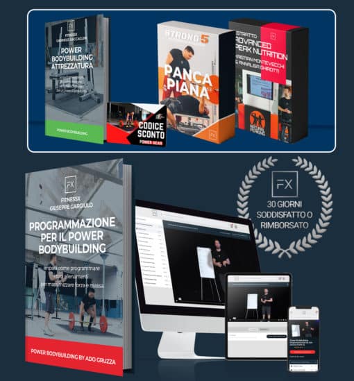 Programmazione per il Power Bodybuilding by Ado Gruzza + Bonus - Promo Upsell