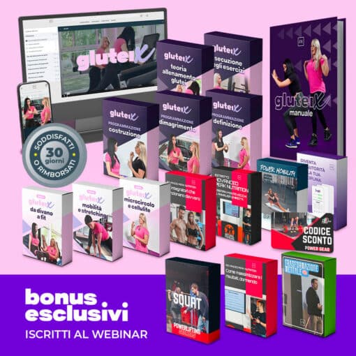 Manuale Glutei X by Cristiana Casoni e Virginia Matissek - Speciale Webinar