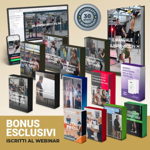 Offerta Speciale Webinar Manuale Suspension X by Luigi Colbax + Bonus