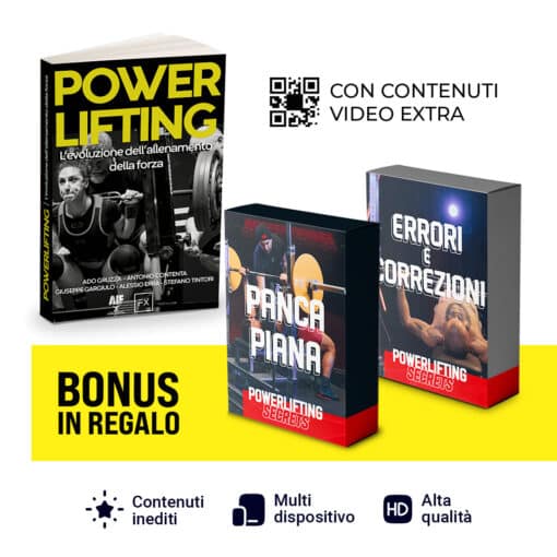 Libro Powerlifting by Accademia Italiana della Forza Promo Speciale Marzo 2025