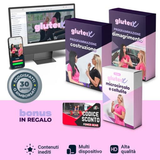 Offerta Speciale Programmazione Glutei X by Cristiana Casoni e Virginia Matissek