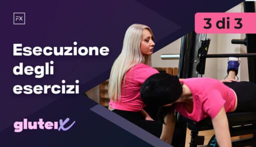 glutei x -esecuzione esercizi