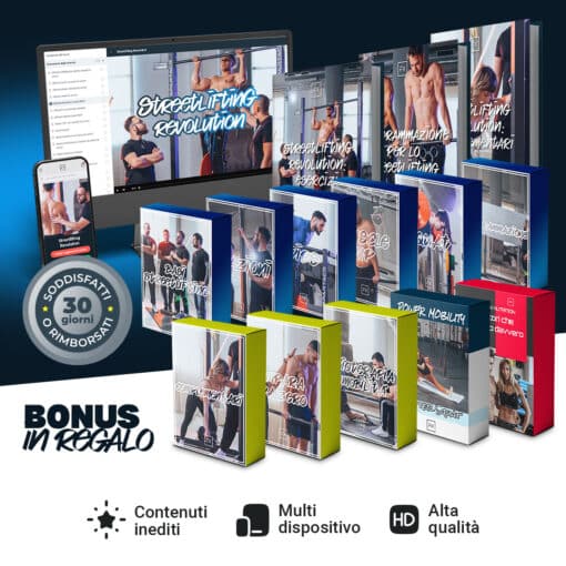 offerta streetlifting revolution by streetlifting italia