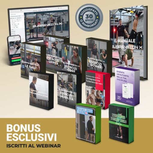 offerta speciale webinar suspension x