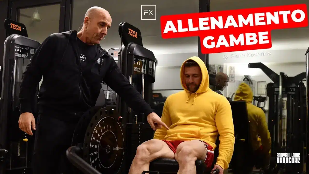 Piero Nocerino allenamento gambe