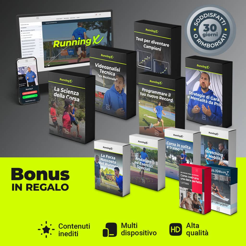 running x offerta lancio