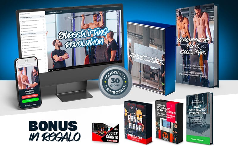 Manuale e Videocorso Programmazione Streetlifting Revolution + Bonus - Offerta Luglio